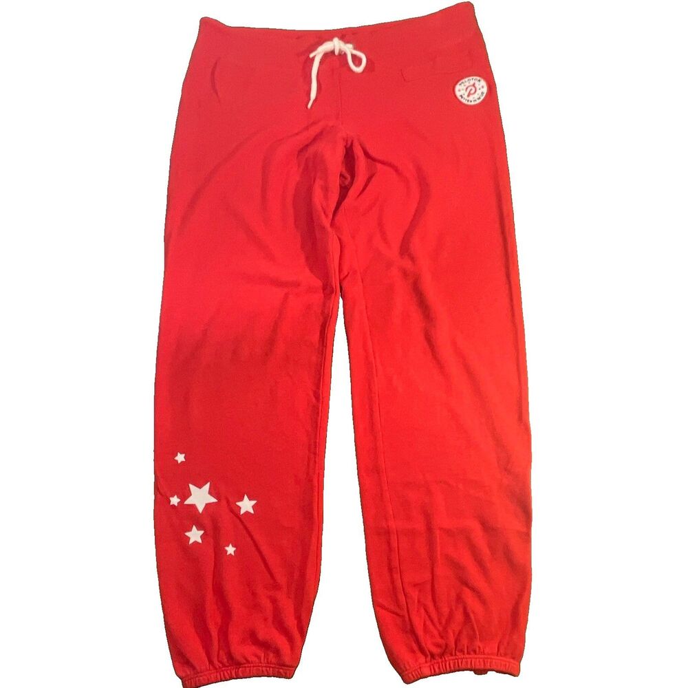 Monrow Peloton x Monrow Women’s Red Drawstring Jogger Pants M